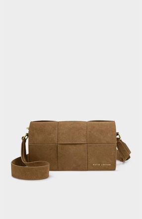 Katie Loxton Taya Crossbody Bag in Caramel Suedette at Nordstrom