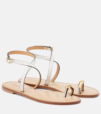 Amanu Studio Kigali embellished leather sandals