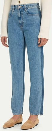 Slvrlake Denim High Waisted Reworked Panel London Jeans In Great Divide