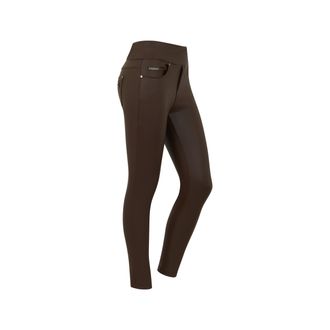 Freddy Pantalone skinny vita media senza bottoni in similpelle