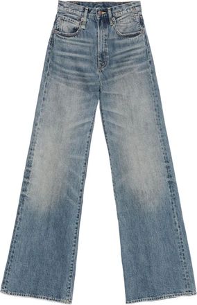 R13 Jeans con effetto schiarito - Blu