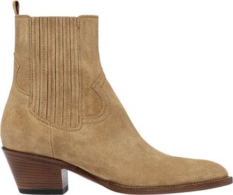 Buttero Annie Chelsea Boot - Dames - Schoenen - Bruin - Maat: 40 EU Leer