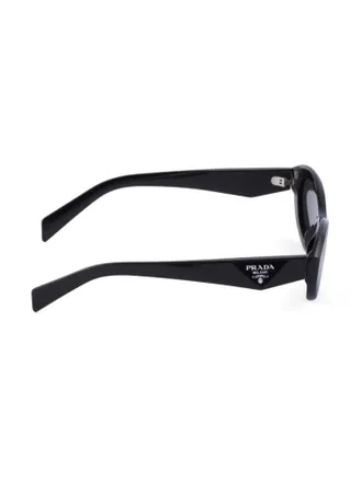 Prada SPR26ZC055E16K Cat-Eye Sunglasses - Black