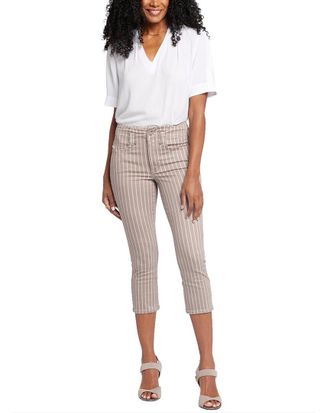 NYDJ Nydj Ami Boardwalk Stripe Capri Jean