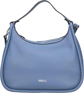 Rebelle Rachele Hobo - Dames - Handtassen - Blauw - ONE Size - Leer - Tassen