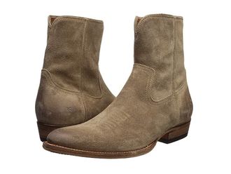 Frye Austin Inside Zip Mens Boots Dark Ash Oiled Suede : 10.5 D - Medium