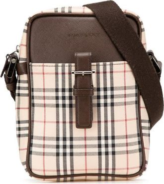 Burberry Pre-owned Burberry House Check Canvas Crossbody Ladies CWQ2H8WQUNQ1FQ8K