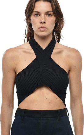 Stella McCartney Black Halter Neck Top
