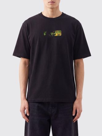 Off-white T-shirt girocollo in cotone con stampa logo Arrow posteriore