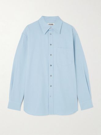 B Sides Camicia In Flanella Di Cotone Ramona - Blu