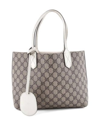 Gucci Reversible GG Print Leather Small tote bag - Marrone