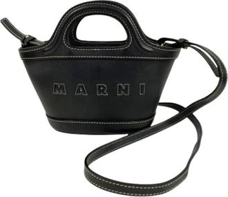 Marni Pre-owned Bucket Bags, female, Black, Size: ONE SIZE Pre-owned Tropicalia Micro 2way Shoulder Bag