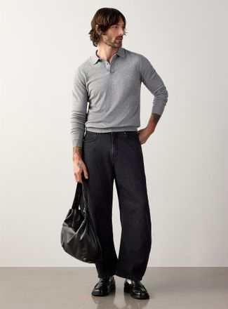 Le 31 Mens Modal knit Polo Shirt