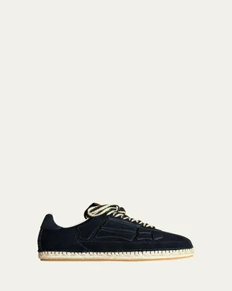 Amiri Mens Skel Suede Espadrilles