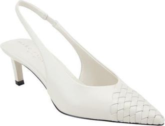 Marc Fisher Rilly Slingback Pump in Ivory at Nordstrom, Size 6.5