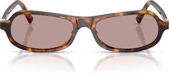 Miu Miu 0mu B10su Tortoiseshell Acetate Sunglasses
