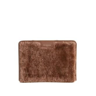 Balenciaga Pre-owned Pochette Femme - Dames - Vintage Clutch - Bruin - ONE Size - Leer - Vintage