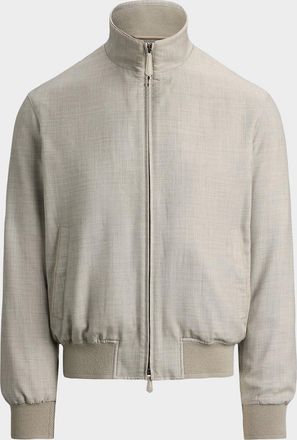 Ralph Lauren Purple Label Men & apos;s Felton Cashmere-Silk Flight Jacket