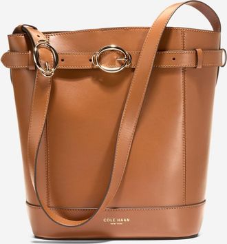 Cole Haan Womens Alexandria Bucket Bag - Brown