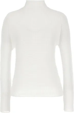 Issey Miyake White Polyester Womens Cardigan