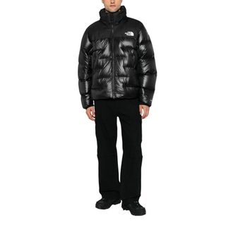 The North Face Black Quilted Logo Jacket