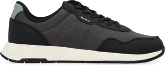 HUGO BOSS Titanium - Heren - Sneakers - Zwart - 39 EU - Leer - Schoenen