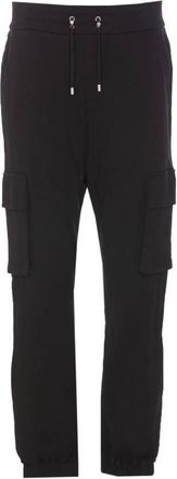 Balmain Paris Print Cotton Sports Trousers, Size X-Small