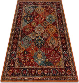 RugsX Rugsx - Alfombra De Lana Polonia Samari Ornamento Rub&iacute; Red 200x300 Cm