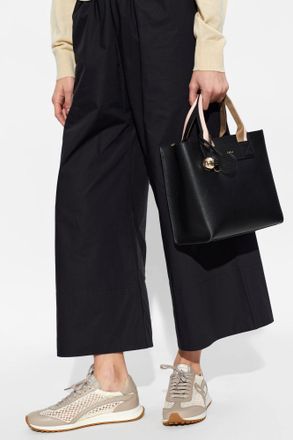 Furla Handbag Divide Small, Womens, Black