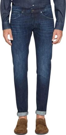 Dondup Heren, Jeans, Blauw, Maat: W40 Katoen
