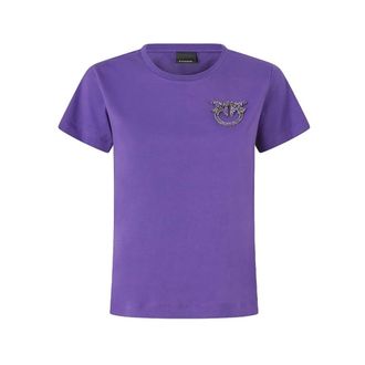 Pinko Pinko, Dames, Tops, Paars, Maat: XS Katoen
