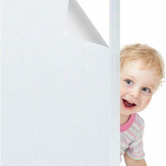 OEM L&aacute;mina De Privacidad Para Ventanas, L&aacute;mina Electrost&aacute;tica Opaca Para Ventanas De Vidrio, Pantalla De Privacidad Para Oficina, Hogar, Ba&ntilde;o, Dormitorio,