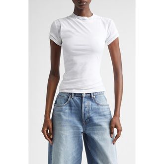 Alexander Wang Layered T-Shirt in White at Nordstrom, Size X-Small
