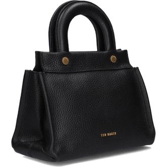 Ted Baker Roniaa Kleine Tote met Handvat - Dames - Tassen - Zwart - Maat: ONE Size Katoen