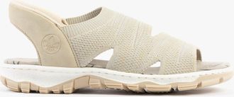 Rieker 68895-64 Womens Sandals Beige - Size UK 6.5