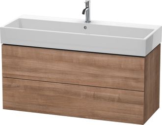 Duravit Duravit L-cube Mueble De Pared, 2 Cajones, 118,4 X 45,9 Cm, Para Vero Air 235012, Color: Cerezo Del Tesino - Lc627907373