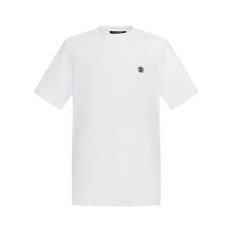 Roberto Cavalli T-Shirts, male, White, Size: XL T-Shirt With Monogram RC