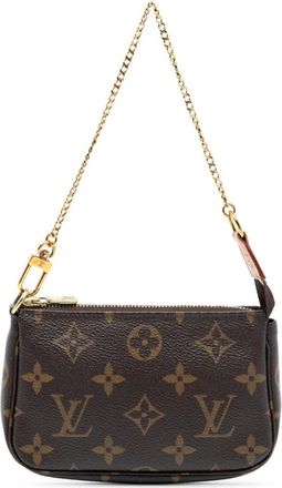 Louis Vuitton Pre-owned Handbags, female, Brown, Size: ONE SIZE Pre-owned Printed Canvas Mini Bag