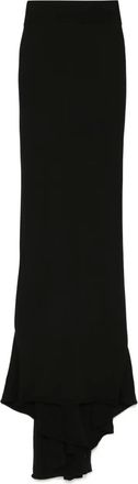 Rick Owens AL maxi skirt - women - Virgin Wool - S - Black