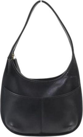 Coach Pre-owned Schoudertas - Dames - Vintage Schoudertas - Zwart - ONE Size - Leer - Vintage