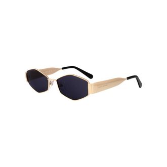 Marc Jacobs Marc 496/Shiny Sunglasses - female - Marc Jacobs - Sunglasses - Yellow - 55 MM - Accessories