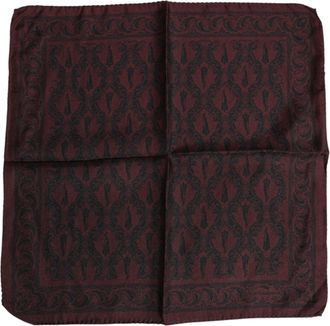 Dolce & Gabbana Damask-Print Silk Scarf - Multicolor