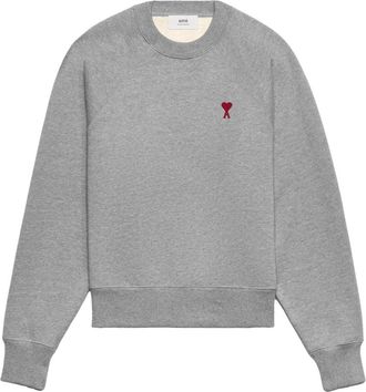 Ami Ami de Coeur Sweatshirt - Heren - Sweatshirts - Grijs - XL - Katoen - Hoodies & sweatvesten
