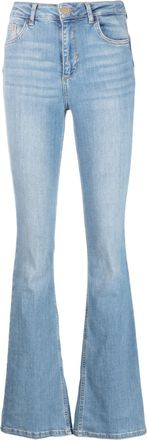 Liu Jo flared-cut denim jeans - women - Lyocell/Cotton/Polyester/Elastane/Polyester/Cotton - 26 - Blue
