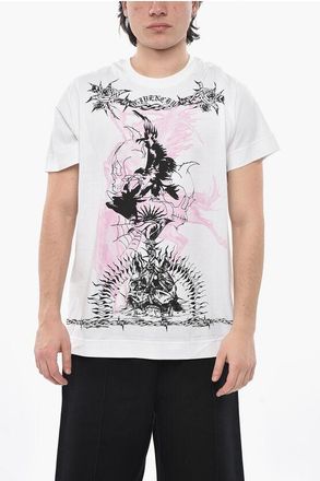Givenchy Cotton Crewneck T-Shirt TATTOO with Print size Xs