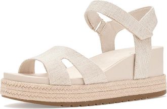 Toms Alana Womens Wedge Shoes Natural : 6.5 B - Medium, Textile