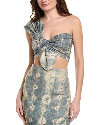 Just Bee Queen Just Bee Queen Sol Linen-Blend Top