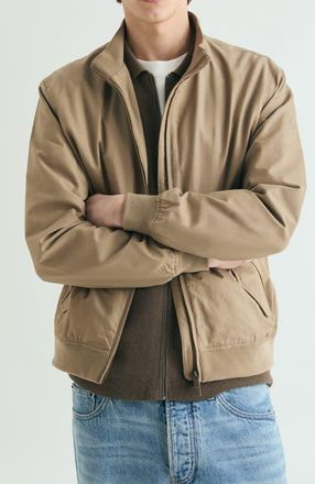 Scalpers High neck bomber jacket in Camel at Nordstrom, Size Xx-Large Eu