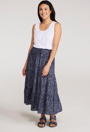 Mountain Warehouse Dames/Dames Palermo tierende midirok (Marine)