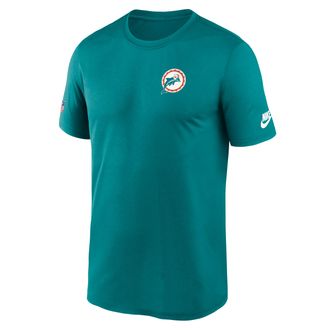 Nike Miami Dolphins Alt Legend Small Logo Nike Mens Dri-FIT NFL T-Shirt in Green | 02TI4DZQ9P-UE8